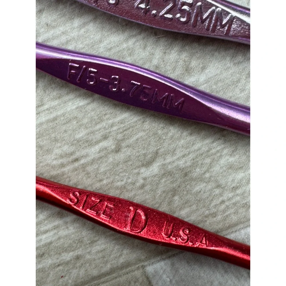 Boye Crochet Hooks Knitting‎ Needles Set Aluminum Metal Crafting Hobby Handmade